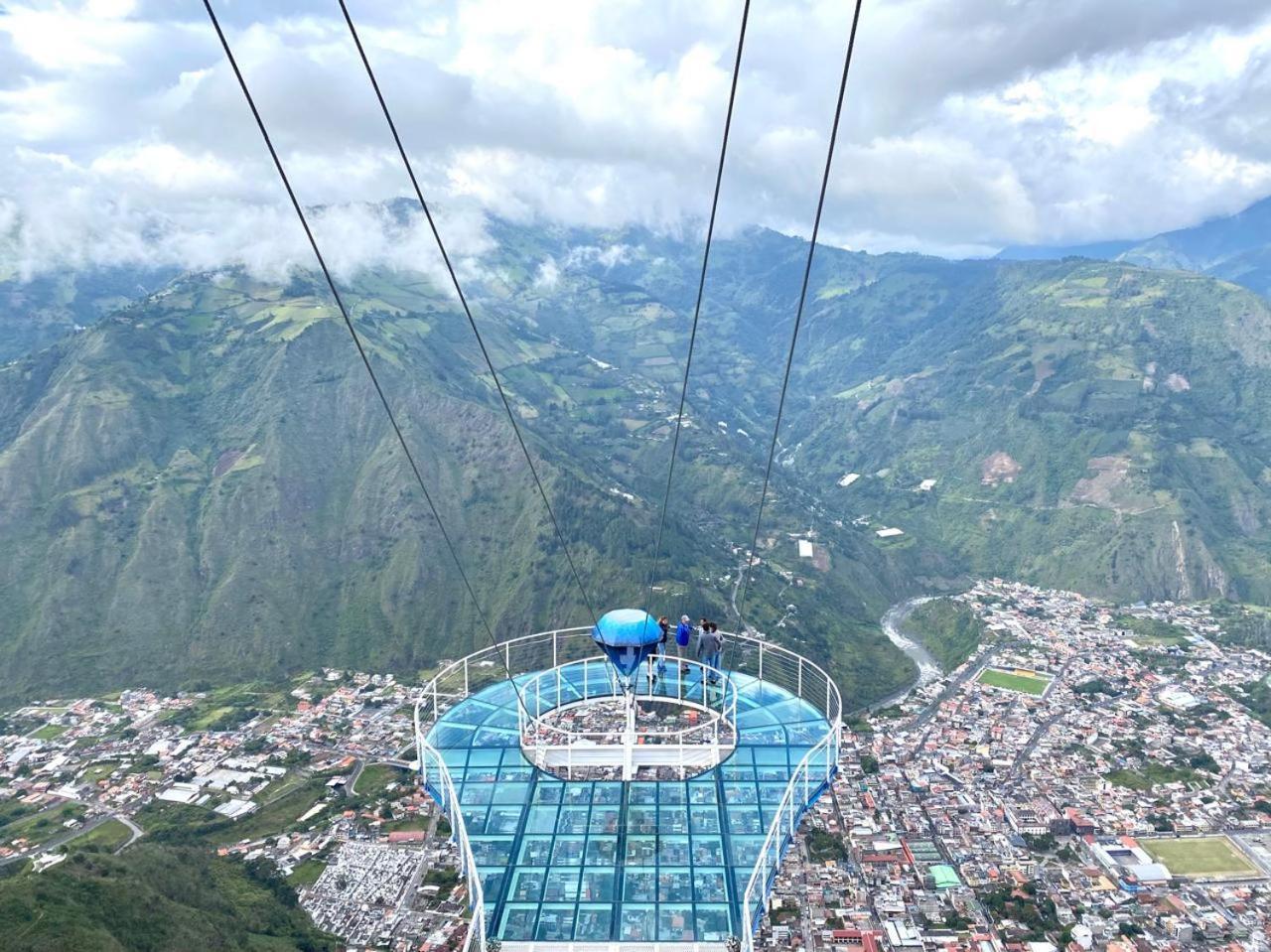 High-End Holiday Cabin - Tungurahua Hot Springs Baños Buitenkant foto